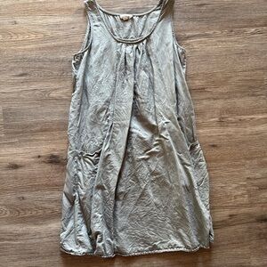 Cupio Olive Green Midi Tank Dress